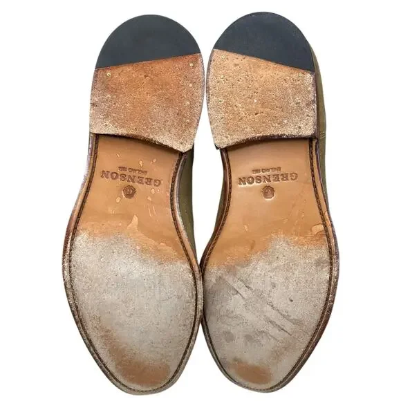 Grenson Men’s Nolan Made In England Tan Suede Chelsea Boot Size 9 US 10